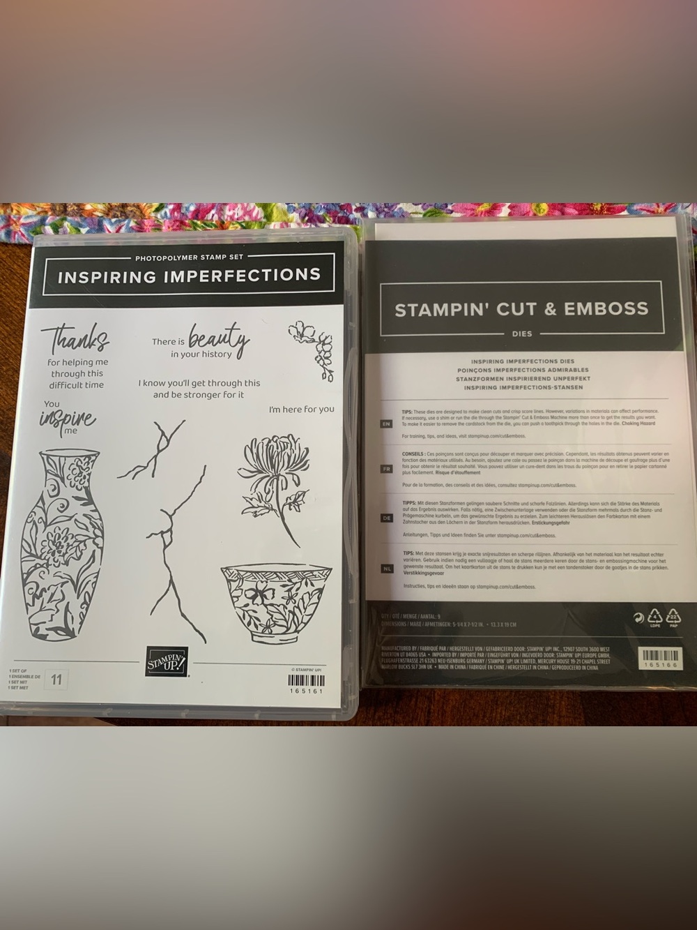 Stampin' Up! Inspiring Imperfections Stamp Set & Cut & Emboss Dies. Current Set💕
